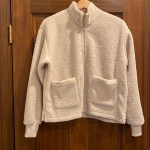 Free Assembly Sherpa 1/2 zip Sweatshirt XS